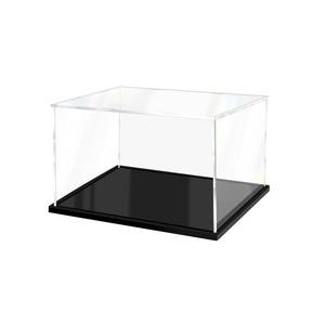 lot 6283 image: XINISS Acrylic Display Boxes for Collectibles Assemble Clear Acrylic Box Dustproof Protection Glass Case for Display Action Lego Figures Doll (10x6x6 inch 25x15x15 cm)