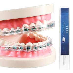 lot 6308 image: B Rush Comfort Cover for Braces -Orthodontic Lip Bumper, Lip Shield, Mouth Guard for Brackets, Wax Alternative-Dental Lip Protector