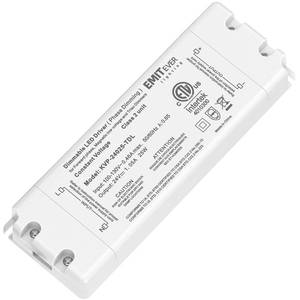 lot 6309 image: EMITEVER 25W Triac Dimmable Driver,Power Supply,AC 120V to DC 24V Transformer,Compatible with Lutron and Leviton Dimmers,for LED Lighting,Class 2,ETL Certified