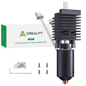 lot 10455 image: Creality K2 Plus Ceramic Heating Block Kit, K2 Plus Hotend Upgrades Kit, Unicorn Quick-swap Nozzle Kit, 350°C High Temperature Resistance, All-Metal Integrated Design for Creality K2P Combo