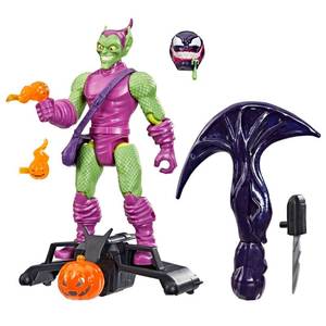 lot 10460 image: MixMashers Marvel Green Goblin Custom Spider-Man Mix-and-Match Deluxe Action Figure and Accessories, 5-Inch-Scale (12 cm) Super Hero Toys, Ages 4