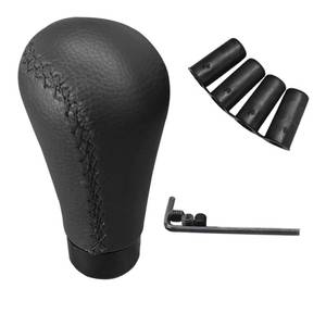 lot 10461 image: ZIMISI 5 Speed Shifter Knobs, Manual Transmission Shifting Stick Handle, Leather Car Gear Shift Knob, Universal Car Shifter Lever Replacement Accessories for Most Manual Vehicles (Black)
