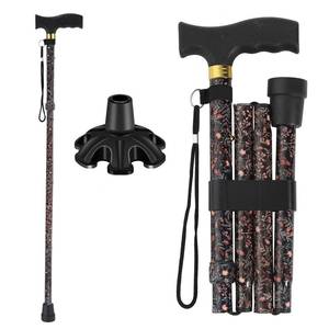 lot 10470 image: Walking Cane PANZHENG Cane for ManWoman  Mobility and Daily Living Aids  5-Level Height Adjustable Walking Stick  Comfortable Plastic T-Handle Portable Walking Stick Folding Cane