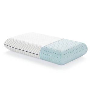 lot 11015 image: Weekender Gel Memory Foam Pillow - Queen Size - 1-Pack - Medium Firm Feel - Neck and Shoulder Support - Side and Back Sleepers - Home, Hotel, and Hospital Essentials - CertiPur Certified
