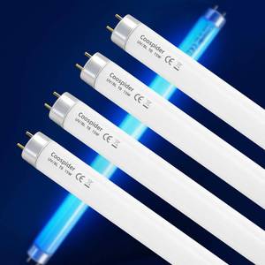 lot 11982 image: COOSPIDER 4 Pack 15W UV BL CFL Compact Light Bulb for 30W Electric Zapper Replacement Straight Tube T8 F15 18 Inch Blue Light