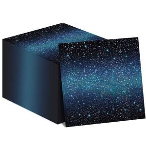 lot 12003 image: 50 Pcs Space Starry Napkins Galaxy Party Napkins Supplies Decorations Lunch Paper Napkins for Outer Space Birthday Baby Shower