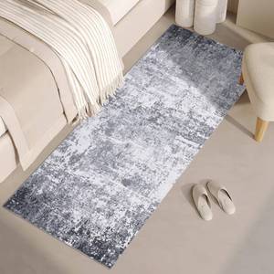 lot 12035 image: GarveeHome 2x6 Modern Abstract Runner Rug Non Slip Soft Rug Stain Resistant Rugs Low Pile Non Shed Machine Washable for Hallway Kitchen Bathroom, Light Grey