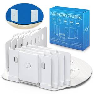 lot 13333 image: EDCREATY Bed Sheet Holders for Corners, New Upgrade Fitted Sheet Holder Keep Sheets Firm and Tight for Most MattressSheet Sizes, Bed Sheet Straps with Anti Locks, Bed Lock Sheet Holders 4PCS