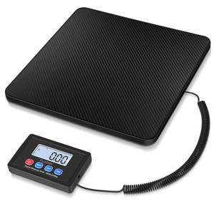 lot 14034 image: Fuzion Shipping Scale, 440LB x 10g High Accuracy Postal Scale, HoldTare Function, Digital Shipping Postal Scale for Packages, Postage, Luggage, Mailing, Battery and AC Adapter Included