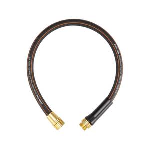 lot 14039 image: Giraffe Tools Garden Hose 58in, Water Hose Heavy Duty, Flexible, Lightweight Hybrid Hose with Bend Protection, 2.5ft Male to Female Fittings, Burst 600 PSI, Short Leader Hose