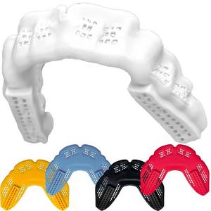 lot 14429 image: Bulletproof Braces Mouthguard � World�s Thinnest and Strongest Sports Mouth Guard for Braces Basketball Football Lacrosse Wrestling Hockey Rugby BJJ MMA Boxing Mouthpiece � Adult Youth and Kids