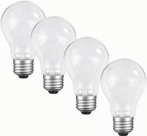 lot 14452 image: JUNFMLY 60 Watt Incandescent Light Bulbs, A19 Frosted Rough Service Light Bulb, E26 Medium Base, Soft White 2700K, Dimmable, 110-130V (4 Pack)