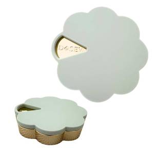 lot 14479 image: Dosey TwistStack Pill Organizer, Weekly and Daily Medicine Organizer Case, Portable Travel Pill Box, Compact Vitamin and Medication Storage Solution, Sage Gold