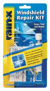 lot 14481 image: Rain-X 600001 Windshield Repair Kit - Quick and Easy Durable Resin Based Windshield Repair Kit for Chips and Cracks, Good for Round Damage Below 1in in Diameter and Cracks Smaller Than 12in in Length