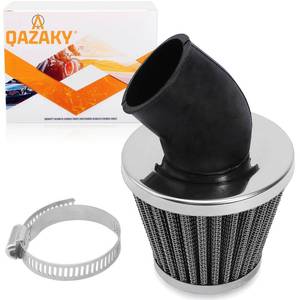 lot 16457 image: QAZAKY 38mm 39mm 40mm 1.5 inch Filter 45 Degree Angled for 50cc 70cc 90cc 110cc 125cc 150cc 200cc ATV Quad Scooter Gokart Moped Chopper Pit Dirt Pocket Mini Super Bike GY6 1.5in