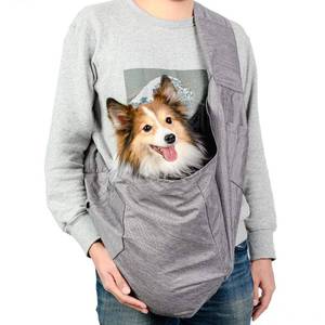 lot 16472 image: ARELLA Dog Sling Carrier for Small Dog Sling Carrier 5-15 lbs with Comfortable Adjustable Padded Shoulder Breathable Mesh for Travel Hands Free Daily Walk Outdoor Activities PDS08G