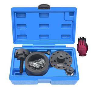 lot 16488 image: Yuesstloo Crankshaft Front Oil Seal Installer and Removal Tool Kit, Compatible With BMW N40 N42 N45 N46 N52 N53 N54, With Carrying Case and Gloves