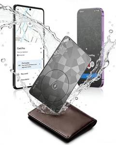 lot 18138 image: (2 Pack) 2026 Wallet Tracker Card (iOS and Android) Slim Tracking Card, 6-12 Years Battery Bluetooth Smart Card, Work with Apple Find My and Google Find Hub, GPS Locator for Passports, Keys, Backpack