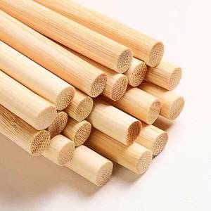 lot 18150 image: Dtmasao 12 x 12 Inch 25 PCS Dowel Rods Wood Sticks Wooden Dowel Rods - Unfinished Bamboo Sticks - for Crafts and DIYers