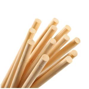 lot 18152 image: HOPELF 10PCS Dowel Rods - 12 x 12 Inch Bamboo Sticks - for Crafts, Hardwood Assortment, DIYers