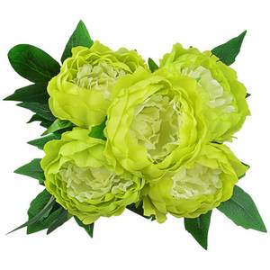 lot 18180 image: Hovebeaty Artificial Peony Silk Flowers Bouquet Home Wedding Decoration (Blue)
