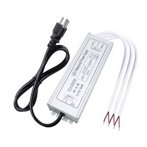lot 18198 image: inShareplus 12V Power Supply, 300W IP67 Waterproof LED Power Supply, AC 110-260V to DC 12 Volt 25A Low Voltage Transformer, LED Driver with 3-Prong Plug for LED Light, Computer Project, Outdoor Use