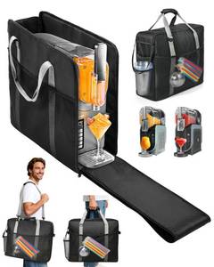 lot 19007 image: BS-VOG Carrying Bag for Ninja Slushie Machine FS301 and FS300, Portable Travel Tote Storage Bag with Front-Opening Design for Frozen Drink Maker, Thick Padded Protector for Machine Accessories