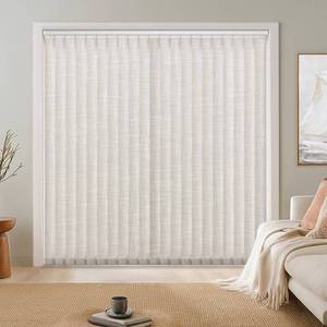 lot 19021 image: LazBlinds Light Filtering Vertical Blinds Replacement Slats � Polyester Fabric for Sliding Glass Door, Patio and Windows, 82.5inx3.5in, 25 Pack, Light Beige