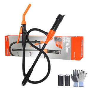 lot 19036 image: Portable Fuel Pump, 2.4GPM Fuel Transfer Pump Battery Powered, Portable Electric Transfer Pump for Gas, Fuel, Diesel, Kerosene, Water, Durable Design for Easy Transfer
