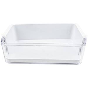 lot 19052 image: DA97-14314A Door Bin Compatible with Samsung Refrigerator (Right) Door Shelf, Part Number RF23HCEDBBC, RF23HCEDBSG, RF23HCEDBSR, RF23HCEDBWW, RF23HCEDTSR etc. 1 Year Warranty