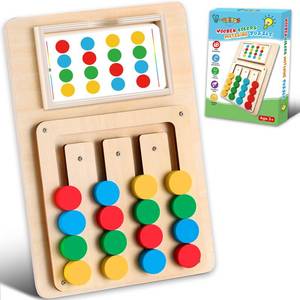 lot 20311 image: V-Opitos Color Matching Puzzle Toys, Montessori Brain Teasers Game for Kids Age 3, 4, 5, 6, 7 Years Old, Road Trip Toys for Boys and Girls, Handheld Games for Travel, Ideal Christmas, Birthday Gifts