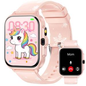 lot 20327 image: Smart Watch for Kids,1.85in Fitness Tracker,AI,games,Sports,Sleep Monitor,Camera,Videos,Alarm Play Music Flashlight Pedometer Stopwatch Pedometer IP68 Waterproof Gift for Boys and Girls (Rose Gold)