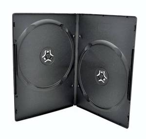 lot 20331 image: Maxtek 7mm Slim Black Double CDDVD Case, 5 Pieces Pack. (2 Discs Capacity per Case)