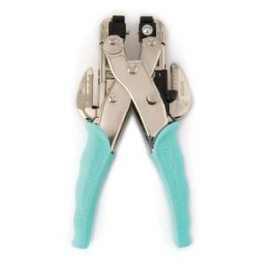 lot 20366 image: We R Memory Keepers Crop-A-Dile Eyelet  Blue Comfort Handle, Craft Supplies Hole Punch Eye Setter Paper Punch Tool Use on Chipboard Fabric Thin Tin Leather Plastic Punches Hole Punch Tool Eye Setting