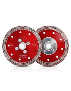 lot 20376 image: Casaverde 4.5 Inch Diamond Porcelain Saw Blades Tiles Blades with Arbor 58in-11 Flange for Porcelain Tile Granite Marbles (F-SX-4.5)