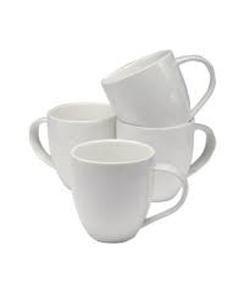 lot 1573 image: Craft kitchen coffee mugs white