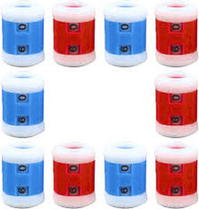 lot 2404 image: 10pcs Knitting Crochet Stitch Marker Plastic Knit Counter Row Counter Knitting Accessories (Random Color)
