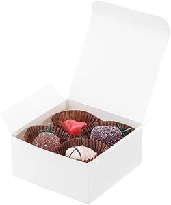 lot 2420 image: 60 Pack Small White Food Storage Boxes