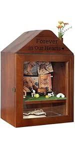 lot 3085 image: Forever in Our Hearts Memorial Wooden Display Case