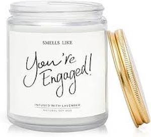 lot 8221 image: Lavender Soy Wax Candle Set with Gift Packaging