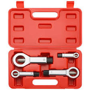 lot 8257 image: Acymner 4 Pc Professional Nut Splitter Set Heavy Duty (Used)