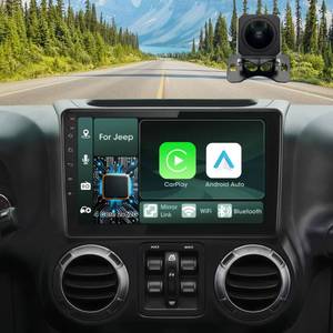 lot 1659 image: Nzjubo Car Radio Stereo for Jeep Wrangler JK 2007-2018 Grand Cherokee Patriot Compass Dodge Ram, Touch Screen Car Stereo with Bluetooth, Carplay, Android Auto, Backup Camera, Head Unit for Jeep JK