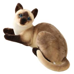 lot 2444 image: BARMI Cat Plush Cat Stuffed Animal Stuffed Cat Plushies Lifelike Cat Pillow Realistic Stuffed Cat 30cm12inch