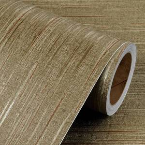 lot 2453 image: Livelynine 15.8x394 Luxury Gold Textured Wallpaper Peel and Stick Grass Cloth Wallpaper Rolls for Bathroom Kitchen Retro Accent Wall Decor Living Room Modern Removable Vintage Contact Paper for Walls