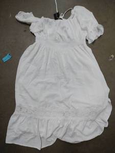 lot 2468 image: She star womens long dress white  XXL
