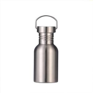 lot 2469 image: CDJ 17 oz Single Walled Stainless Steel Leak Proof Sports Water Bottle 188(304) metal water bottle for Cyclists, Runners, Hikers, Beach Goers, Picnics, Camping - BPA Free