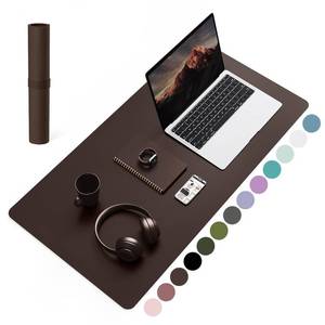 lot 2478 image: YSAGi Non-Slip Leather Desk Pad, Waterproof Laptop Computer Desk Keyboard Mat, Table Protector Blotter Mat, Large Mouse Pad for OfficeWorkHomeDecor(Dark Brown, 31.5 x 15.7)