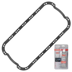 lot 4225 image: Engine Oil Pan Gasket Kit Compatible with Honda Civic del Sol 1996-2005 Fel-Pro Oil Pan Gasket OS30690R for 1.6L D16Y7 D16Y8 & 1.7L D17A1 Replaces 11251-P2A-014, 11251P2A014, 11251-P01-004