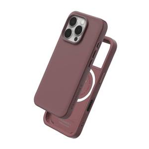 lot 4247 image: RhinoShield Case Compatible with Magsafe for iPhone 16 Pro  SolidX - Reinforced Shock-Absorbing Slim Design Protective Cover with 3.5M  11ft Drop Protection - Deep Mauve