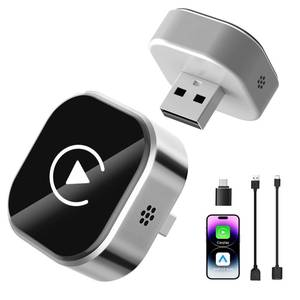 lot 4291 image: ZOOTEALY Wireless CarPlay & Android Auto Adapter 2026 Upgraded Mini Plug & Play CarPlay Dongle - Convert Wired to Wireless - Fast Stable Connection, No Delay for for iOS 10 & Android 11, 2017 Cars